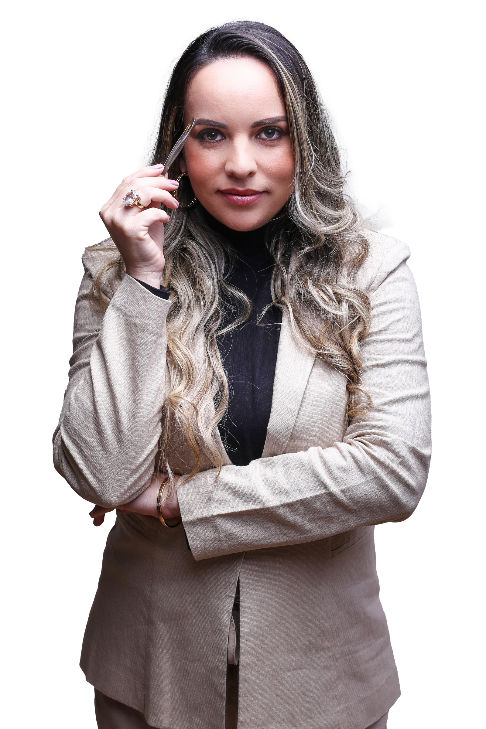 Retrato de Mari Rodrigues, fundadora da Esthetic Clinic